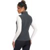 imageMAGCOMSEN Womens Fleece Vest Outerwear Sleeveless Lightweight Zip Jackets Warm Soft Vests with Zipper PocketsDark Gray