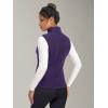 imageMAGCOMSEN Womens Fleece Vest Outerwear Sleeveless Lightweight Zip Jackets Warm Soft Vests with Zipper PocketsDark Purple