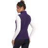 imageMAGCOMSEN Womens Fleece Vest Outerwear Sleeveless Lightweight Zip Jackets Warm Soft Vests with Zipper PocketsDark Purple