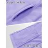 imageMAGCOMSEN Womens Fleece Vest Outerwear Sleeveless Lightweight Zip Jackets Warm Soft Vests with Zipper PocketsLight Purple