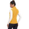 imageMAGCOMSEN Womens Fleece Vest Outerwear Sleeveless Lightweight Zip Jackets Warm Soft Vests with Zipper PocketsYellow