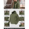 imageMAGCOMSEN Mens Military Tactical Jacket Warm Fleece Hoodies Sport Outdoor Winter Coats WindbreakerArmy Green