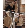 imageMAGCOMSEN Mens Military Tactical Jacket Warm Fleece Hoodies Sport Outdoor Winter Coats WindbreakerBrown