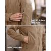 imageMAGCOMSEN Mens Military Tactical Jacket Warm Fleece Hoodies Sport Outdoor Winter Coats WindbreakerBrown