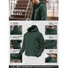 imageMAGCOMSEN Mens Military Tactical Jacket Warm Fleece Hoodies Sport Outdoor Winter Coats WindbreakerDark Green