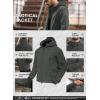imageMAGCOMSEN Mens Military Tactical Jacket Warm Fleece Hoodies Sport Outdoor Winter Coats WindbreakerGray