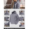 imageMAGCOMSEN Mens Military Tactical Jacket Warm Fleece Hoodies Sport Outdoor Winter Coats WindbreakerLight Grey