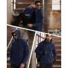 imageMAGCOMSEN Mens Military Tactical Jacket Warm Fleece Hoodies Sport Outdoor Winter Coats WindbreakerNavy