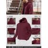 imageMAGCOMSEN Mens Military Tactical Jacket Warm Fleece Hoodies Sport Outdoor Winter Coats WindbreakerWine Red