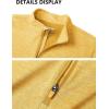 imageMAGCOMSEN Womens 14 Zip Shirts UPF 50 Sun Protection Pullover Long Sleeve Quick Dry Workout Hiking Athletic ShirtsGinger