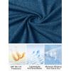 imageMAGCOMSEN Womens Long Sleeve Shirts 14 Zip Pullover UPF 50 Sun Protection Quick Dry Hiking Athletic Workout TopsDark Blue