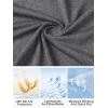 imageMAGCOMSEN Womens Long Sleeve Shirts 14 Zip Pullover UPF 50 Sun Protection Quick Dry Hiking Athletic Workout TopsDark Grey