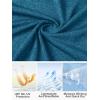 imageMAGCOMSEN Womens Long Sleeve Shirts 14 Zip Pullover UPF 50 Sun Protection Quick Dry Hiking Athletic Workout TopsMedium Blue