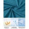 imageMAGCOMSEN Womens Long Sleeve Shirts 14 Zip Pullover UPF 50 Sun Protection Quick Dry Hiking Athletic Workout TopsPeacock Blue