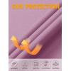 imageMAGCOMSEN Womens Shirts Long Sleeve 14 Zip UPF50 UV Sun Protection Quick Dry Workout Hiking Athletic Shirts Rash GuardGrey Purple