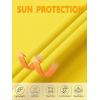 imageMAGCOMSEN Womens Shirts Long Sleeve 14 Zip UPF50 UV Sun Protection Quick Dry Workout Hiking Athletic Shirts Rash GuardYellow