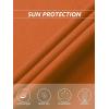 imageMAGCOMSEN Womens T Shirts VNeck Short Sleeve UPF 50 Sun Protection Performance Quick Dry Athletic Shirts Tee TopsDark Orange