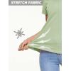 imageMAGCOMSEN Womens T Shirts VNeck Short Sleeve UPF 50 Sun Protection Performance Quick Dry Athletic Shirts Tee TopsLight Green