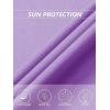 imageMAGCOMSEN Womens T Shirts VNeck Short Sleeve UPF 50 Sun Protection Performance Quick Dry Athletic Shirts Tee TopsLight Purple