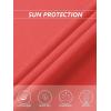 imageMAGCOMSEN Womens T Shirts VNeck Short Sleeve UPF 50 Sun Protection Performance Quick Dry Athletic Shirts Tee TopsTomato Red