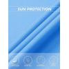 imageMAGCOMSEN Womens T Shirts VNeck Short Sleeve UPF 50 Sun Protection Performance Quick Dry Athletic Shirts Tee TopsWaterfall Blue