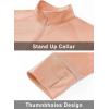 imageMAGCOMSEN Womens UPF 50 Lightweight Athletic Jacket Sun Protection Full Zip Long Sleeve Shirts Hiking Outdoor PocketsApricot
