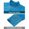imageMAGCOMSEN Womens UPF 50 Lightweight Athletic Jacket Sun Protection Full Zip Long Sleeve Shirts Hiking Outdoor PocketsBlue Green