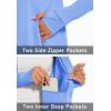 imageMAGCOMSEN Womens UPF 50 Lightweight Athletic Jacket Sun Protection Full Zip Long Sleeve Shirts Hiking Outdoor PocketsPale Blue