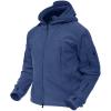 imageMAGCOMSEN Mens Military Tactical Jacket Warm Fleece Hoodies Sport Outdoor Winter Coats WindbreakerRoyal Blue