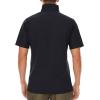 imageMAGCOMSEN Mens Tactical Military Shirts 14 Zip Short Sleeve Slim Fit Camo ShirtBlack