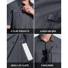 imageMAGCOMSEN Mens UPF 50 Fishing Shirts Short Sleeve Sun Protection Shirts Quick Dry Cooling Button Down Shirt Hiking SafariDark Grey