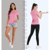 imageMAGCOMSEN Womens Short Sleeve Quick Dry TShirts Wicking Moisture Workout Athletic Running ShirtsPink