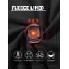 imageMAGCOMSEN Womens Thermal Shirts Mock Turtleneck Fleece Lined Long Sleeve Workout Underwear Base Layer Pullover TopsBlack