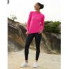 imageMAGCOMSEN Womens Thermal Shirts Mock Turtleneck Fleece Lined Long Sleeve Workout Underwear Base Layer Pullover TopsRose Red