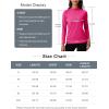 imageMAGCOMSEN Womens Thermal Shirts Mock Turtleneck Fleece Lined Long Sleeve Workout Underwear Base Layer Pullover TopsRose Red