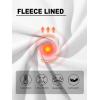 imageMAGCOMSEN Womens Thermal Shirts Mock Turtleneck Fleece Lined Long Sleeve Workout Underwear Base Layer Pullover TopsWhite