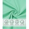 imageMAGCOMSEN Womens Workout Cropped Tops UPF 50 Athletic Running Tank Tops Sleeveless Gym Sports Muscle ShirtsMint Green