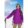 imageMAGCOMSEN Womens 3in1 Winter Coats Snow Ski Jacket Waterproof Windproof Fleece Lined Winter Jacket ParkaPurple