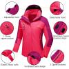 imageMAGCOMSEN Womens 3in1 Winter Coats Snow Ski Jacket Waterproof Windproof Fleece Lined Winter Jacket ParkaRose