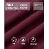 imageMAGCOMSEN Womens Quarter Zip Pullover Polar Fleece Sweatshirts Lightweight StandCollar Jacket Warm TopsWine Red