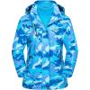imageMAGCOMSEN Womens 3in1 Winter Coats Snow Ski Jacket Waterproof Windproof Fleece Lined Winter Jacket ParkaBlue Camo