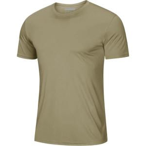 imageMAGCOMSEN Mens Short Sleeve UPF 50 TShirt Quick Dry Rash Guard Athletic Running Swim Top Tee Performance Water ShirtsDull Cyan