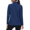 imageMAGCOMSEN Fleece Jacket Women Zip UP Lightweight Soft Polar Warm Winter Jackets for Women with Pockets Outdoor HikingDark Blue