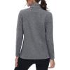 imageMAGCOMSEN Fleece Jacket Women Zip UP Lightweight Soft Polar Warm Winter Jackets for Women with Pockets Outdoor HikingDark Grey