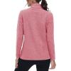 imageMAGCOMSEN Fleece Jacket Women Zip UP Lightweight Soft Polar Warm Winter Jackets for Women with Pockets Outdoor HikingGrey Pink