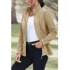 imageMAGCOMSEN Fleece Jacket Women Zip UP Lightweight Soft Polar Warm Winter Jackets for Women with Pockets Outdoor HikingKhaki