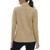 imageMAGCOMSEN Fleece Jacket Women Zip UP Lightweight Soft Polar Warm Winter Jackets for Women with Pockets Outdoor HikingKhaki