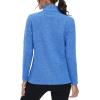 imageMAGCOMSEN Fleece Jacket Women Zip UP Lightweight Soft Polar Warm Winter Jackets for Women with Pockets Outdoor HikingSea Blue