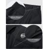 imageMAGCOMSEN Mens Hiking Pants 6 PocketsWater Resistant Ripstop Outdoor PantsLightweight Quick Dry Fishing Work PantsBlack