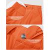 imageMAGCOMSEN Mens Hiking Pants 6 PocketsWater Resistant Ripstop Outdoor PantsLightweight Quick Dry Fishing Work PantsOrange